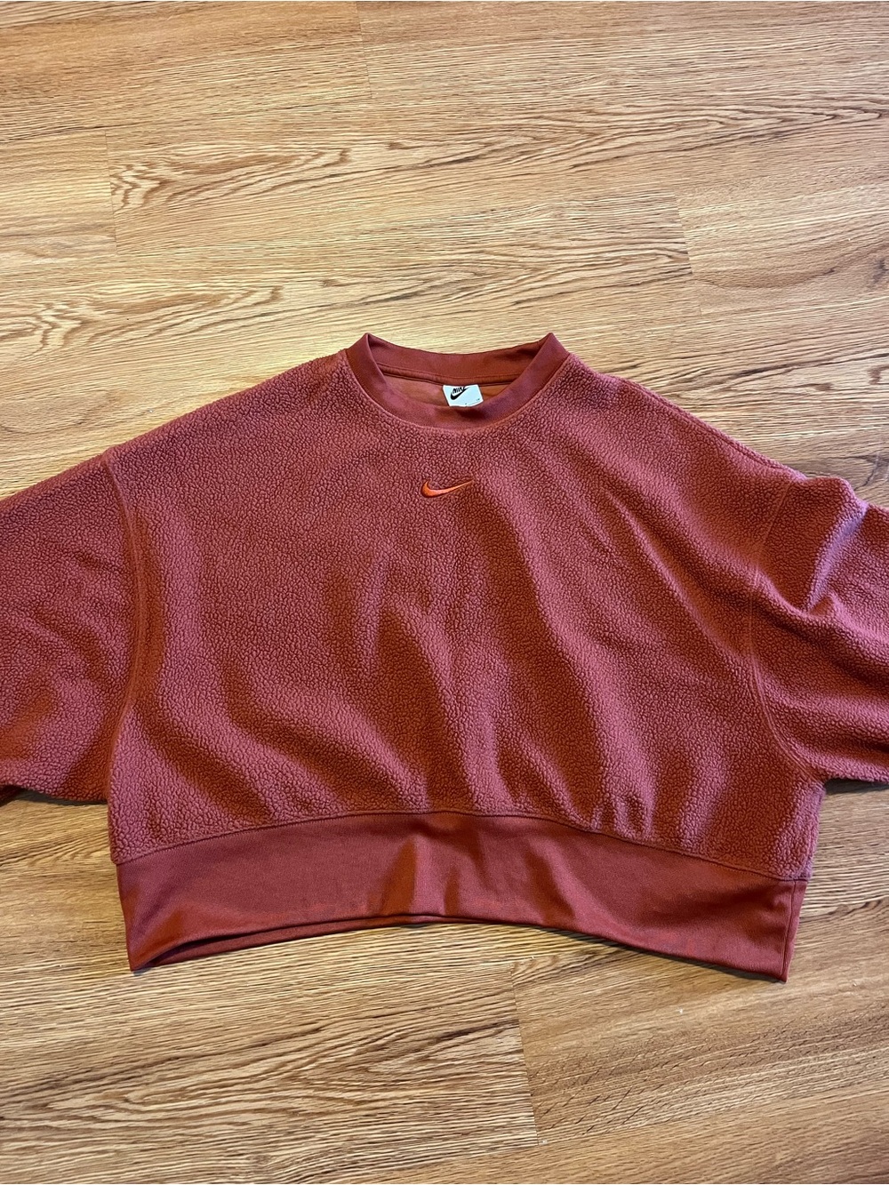 Nike Women's Cropped Fleece Sweatshirt size Small